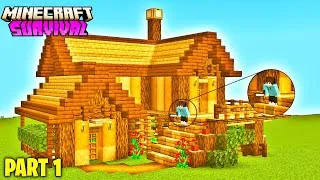Thumbnail: Minecraft Pe 🔥 Survival Series Ep in Hindi 1.20 | Made OP Survival Base & Iron Armor 🤩 #minecraftpe