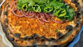 Thumbnail: Making Lahmacun at home from scratch 🇹🇷 