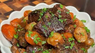 Thumbnail: Bœuf à la Bourguignon. The Heartiest French Stew! 🇫🇷