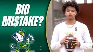 Thumbnail: Notre Dame Passed On 2027 QB Trae Taylor... Will It Backfire?