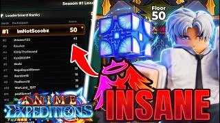 Thumbnail: Completing ALL 50 Infinite Tower Floors For 0.1% UNBOUND Cubert + BEST Build! | Anime Expeditions