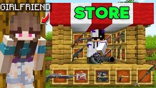 Thumbnail: I Secretly Opened A Gun Shop In GIRLS Only Minecraft SMP...