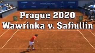 Thumbnail: Wawrinka Safiullin Highlights (Prague Challenger 2020)