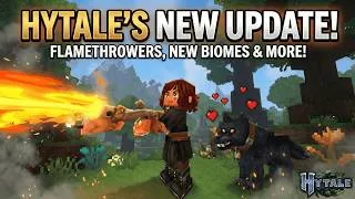 Thumbnail: Hytale's NEW Update is a Game Changer! (Flamethrowers, New Biomes & More!)