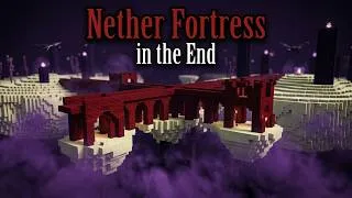 Thumbnail: If you find a Nether Fortress in the End, never enter it!