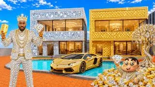 Thumbnail: FRANKLIN AND SHINCHAIN MAKE DIAMOND & GOLD HOUSE IN INDIAN BIKE DRIVING 3D!!