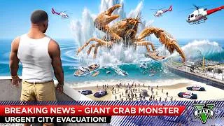 Thumbnail: I Found a Mysterious GIANT Sea Monster in GTA 5!