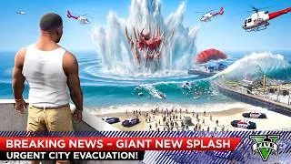 Thumbnail: I Saw a HUGE Mysterious Monster in the GTA 5 Ocean!