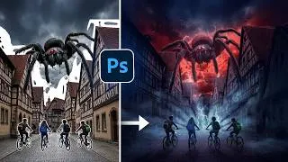 Thumbnail: Blend Images and Create Composites Like a Pro with Photoshop ✅🔥
