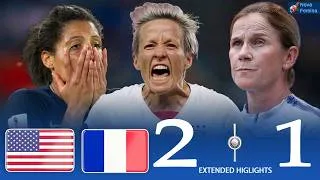 Thumbnail: RAPINOE MASTERCLASS! USA Dethrone France In High-Stakes World Cup Thriller ⚽. Highlights !