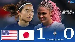 Thumbnail: 105TH MINUTE SUPER GOAL! Trinity Rodman Shatters Japan's Olympic Dream ⚽. Highlights !