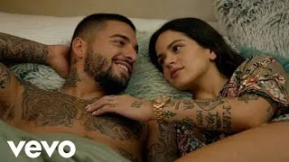 Thumbnail: Maluma ft. Rosalìa - Cariño Bésame(official lyrics video)