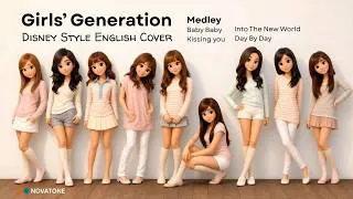 Thumbnail: SNSD / Girls' Generation Medley | Disney Style English Version | AI Cover