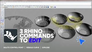 Thumbnail: Rhino Tutorials 5: How to Use Delete Control Point, Rebuild curve & Explode Command?