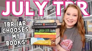 Thumbnail: tbr jar prompts pick my July reads ☀️📚 fantasy romance & fiction books | July TBR