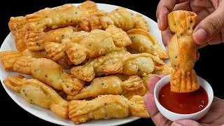 Thumbnail: Atta Aloo Toffee 😍 | Crispy Aloo Samosa Toffee Snacks | N'Oven