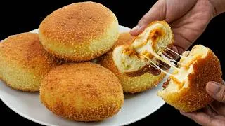 Thumbnail: Chicken Cheese Bun 😍 | Stuffed with Chicken & Cheese | Soft Homemade Bun | N'Oven Foods