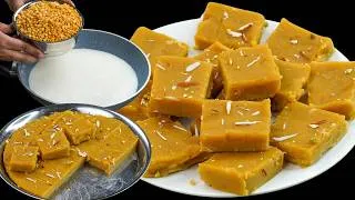 Thumbnail: Indian Festival Special Chana Dal Barfi 😍 | Melt-in-Mouth Chana Dal Sweet | N'Oven Foods