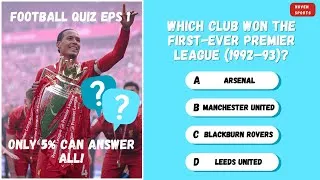 Thumbnail: Football Quiz Challenge | EPS. 1
