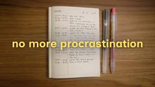 Thumbnail: How I Stop Procrastinating with ADHD | The Next Minute Method