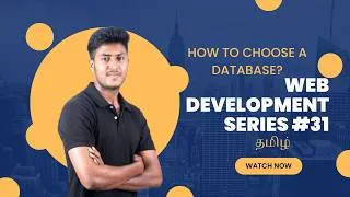 Thumbnail: How to Choose the Right Database for Web Development? | Web Development Series #31