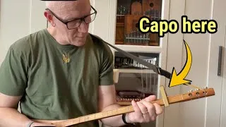 Thumbnail: Add a capo to your Strumstick for a more ‘minor’ or medieval sound.