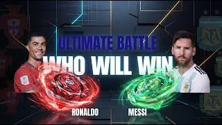 Thumbnail: 🏆 RONALDO vs MESSI 😱🔥 | THE ULTIMATE BEYBLADE BATTLE | WHO WILL WIN?