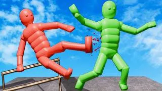 Thumbnail: Dynamic AI Fight Each Other in Realistic Compilations! #3 (with Active Ragdoll Physics)