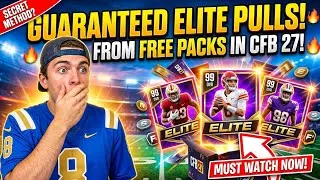 Thumbnail: HOW TO GET GUARANTEED ELITE PULLS FROM PACKS IN CFB 27! (MUST WATCH) 🔥