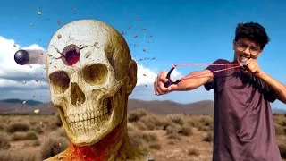 Thumbnail: Testing How Dangerous a Slingshot Is