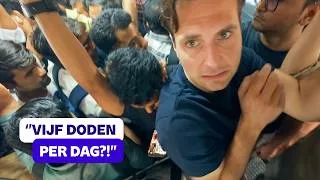 Thumbnail: De trein van MUMBAI naar GOA overleven 🇮🇳 | FOMO Show India #3 | NPO Start Next