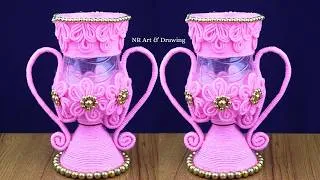 Thumbnail: DIY Home Decor Ideas / Plastic Bottle को Yarn से Wrap करके बनाए Fancy Vase