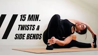 Thumbnail: 15 Min. Twists and Side Bends for Next Level Flexibility | Intermediate-Advanced | No Talking