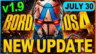 Thumbnail: Borderlands 4 Update 1.9 Patch | New Bounty Pack 4, Pearlescents & Major Changes