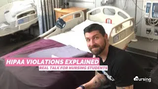Thumbnail: HIPAA Violations Explained | Real Talk for Nursing Students