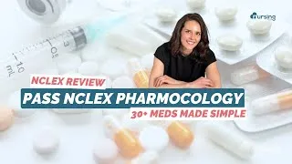 Thumbnail: How to Pass NCLEX Pharmacology | 30+ Meds Made Simple