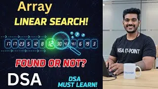 Thumbnail: 08 | Linear Search Explained with Real Examples | Searching Techniques | Max | Min | Target Element