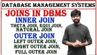 Thumbnail: joins in dbms, inner, outer, join, theta, equi, natural joins, left, right, full outer joins, dbms