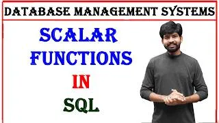 Thumbnail: scalar function in sql , dbms , database management systems | unit 3