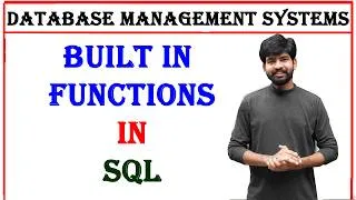 Thumbnail: various built in functions in sql, mathematical , string, date and time , aggregate functions | dbms