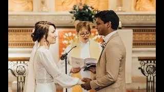 Thumbnail: Doctor and nurse marry in hospital chapel after cancelling summer wedding due to coronavirus