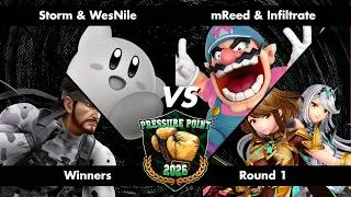 Thumbnail: Storm & WesNile vs mReed & Infiltrate - Pressure Point 2026 - Ultimate Doubles - Winners Round 1