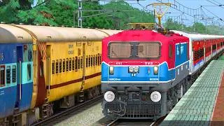 Thumbnail: TRAINS SINGLE LINE CROSSING IN STATION | BUMPY RAILROAD | Train Simulator | Railwork | NTG GAMING