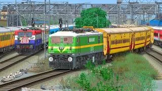 Thumbnail: 2 EXPRESS TRAIN CROSSING PASSANGER TRAIN | BUMPY RAILROAD | Train Simulator | Railwork | NTG GAMING