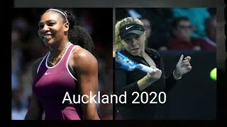 Thumbnail: Auckland International 2020/ Serena Williams vs Amanda Anisimova