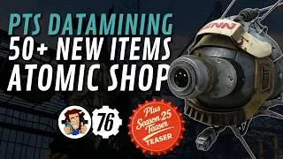 Thumbnail: Fallout 76: PTS Datamining 50+ New Atomic Shop Items (Patch 69/70) Released 12th June 2026
