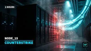 Thumbnail: 2 Hour Dark Synthwave & Cyberpunk Ambient Mix | Deep Focus — NODE_15 // COUNTERSTRIKE