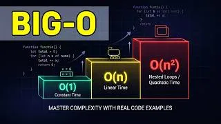 Thumbnail: Learn Time Complexity (Big-O) Through Real Code Examples
