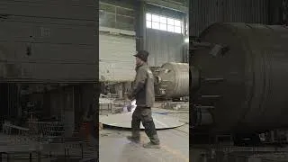 Thumbnail: Successfully completed welding the top section of the silo🏗️⚙️🔥✅👨‍🏭#alberta#calgary#shorts#viral