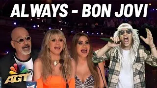 Thumbnail: America's Got Talent Simon Cowell Cried When The Heard Extraordinary Voice Singing Always - Bon Jovi